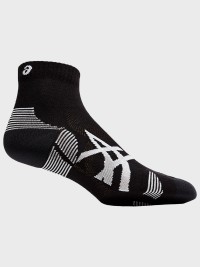 Носки Asics 2PPK CUSHION RUN QUARTER SOCK черные 3013A800-002 изображение 3