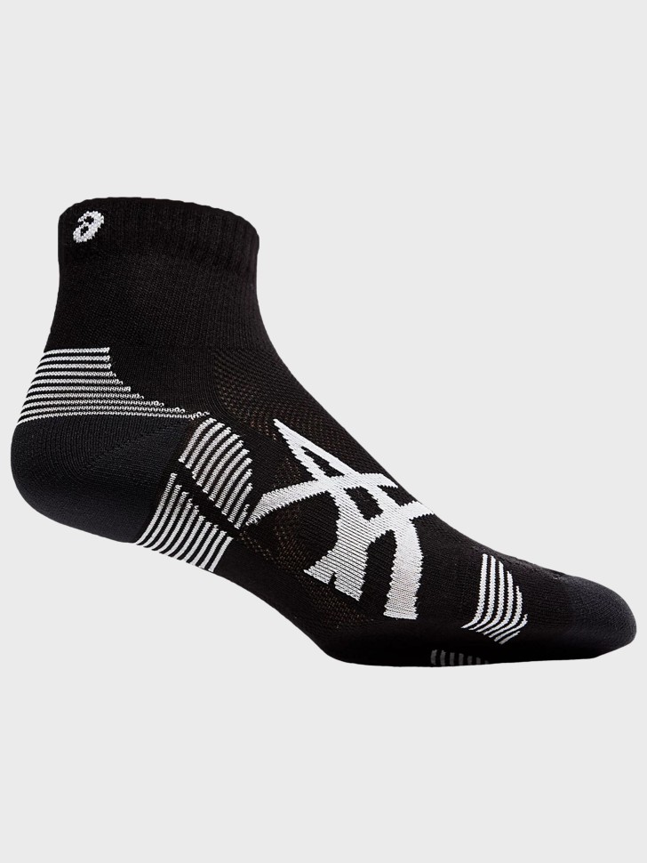 Носки Asics 2PPK CUSHION RUN QUARTER SOCK черные 3013A800-002 изображение 3