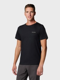 Футболка чоловiча Columbia Rapid Ridge™ Back Graphic Tee II чорна 1934821-004 изображение 2