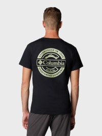 Футболка чоловiча Columbia Rapid Ridge™ Back Graphic Tee II чорна 1934821-004 изображение 4