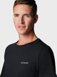 Футболка чоловiча Columbia Rapid Ridge™ Back Graphic Tee II чорна 1934821-004 изображение 5