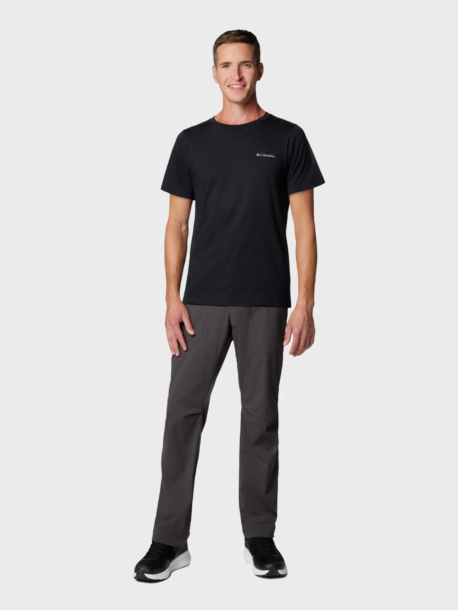 Футболка мужская Columbia Rapid Ridge™ Back Graphic Tee II черная 1934821-004 изображение 7