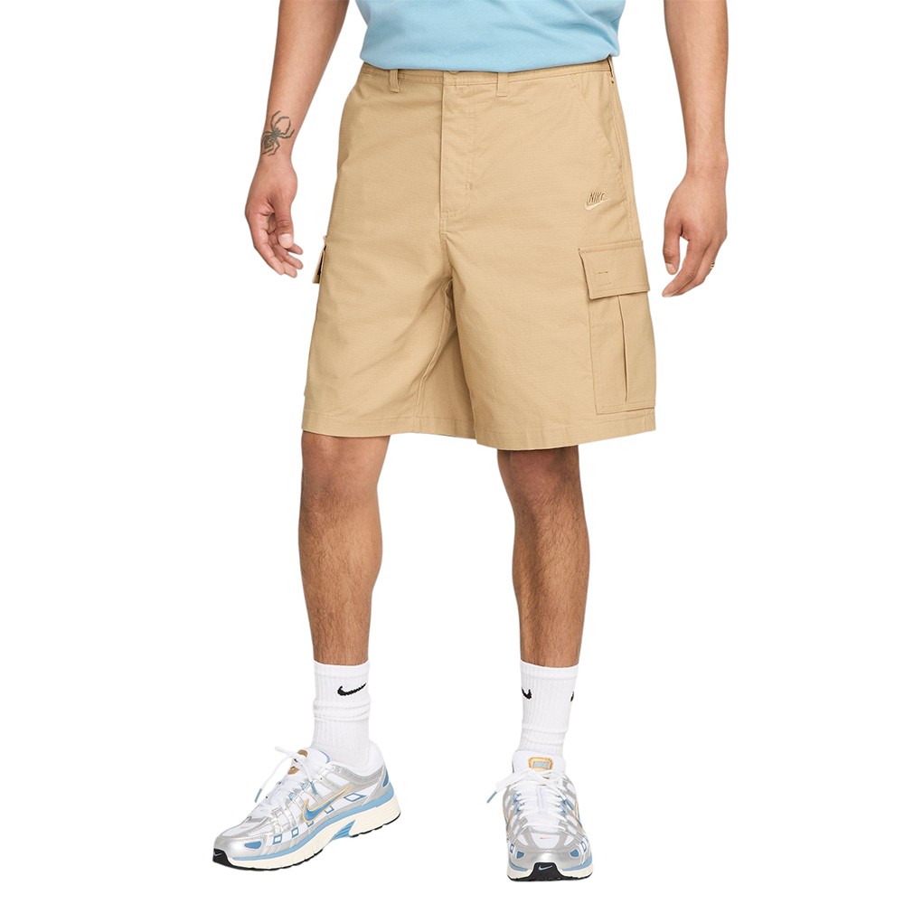 Шорты мужские Nike M NK CLUB WVN CARGO SHORT бежевые FN3517-297