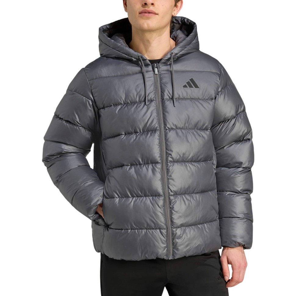 Куртка чоловіча Adidas ESS SD PUF HD J темно-сіра JM8399 — фото 1