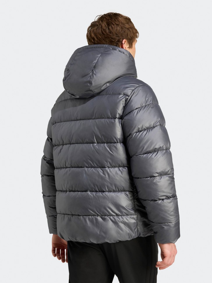 Куртка мужская Adidas ESS SD PUF HD J темно-серая JM8399 изображение 3