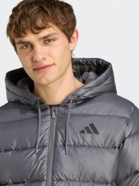 Куртка мужская Adidas ESS SD PUF HD J темно-серая JM8399 изображение 6