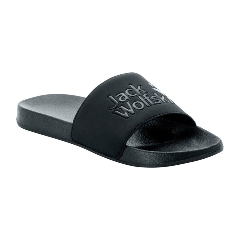 Шлепанцы мужские Jack Wolfskin Slider M черные 4044821-6053 изображение 3