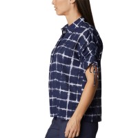 Сорочка жіноча Columbia Camp Henry ™ III SS Shirt  темно-синя 1933411-466 изображение 3