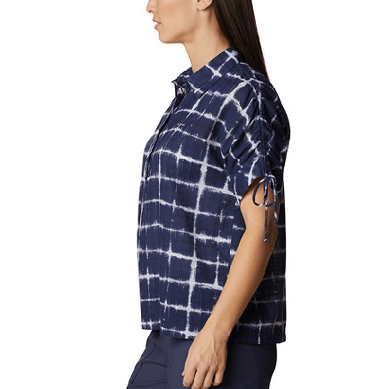 Сорочка жіноча Columbia Camp Henry ™ III SS Shirt темно-синя 1933411-466 — фото 3