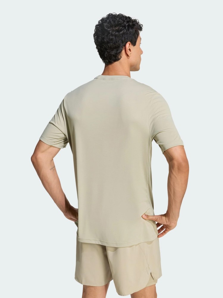 Футболка чоловіча Adidas Run Ess Tee M хакі KB5962 изображение 3