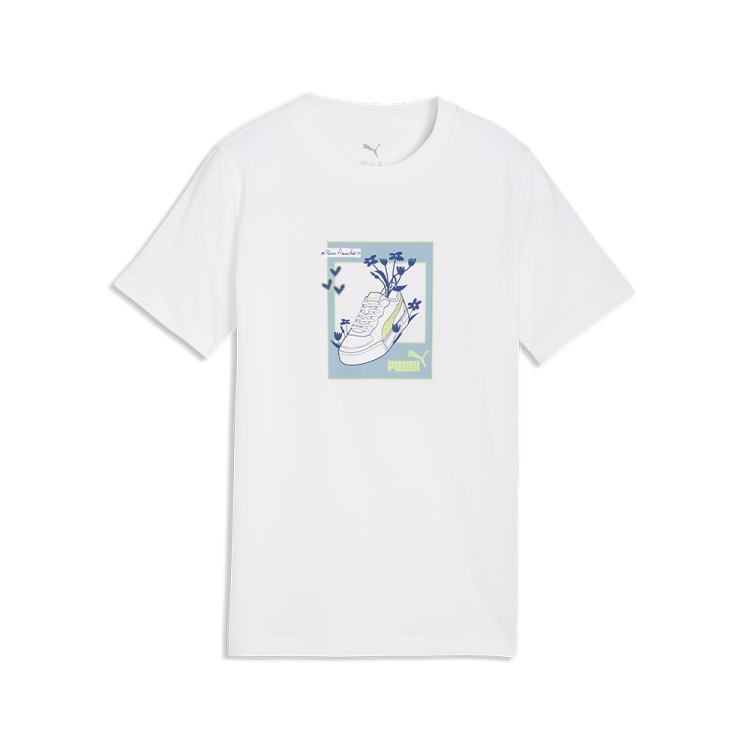 Футболка дитяча Puma GRAPHIC Sneaker Tee G біла 69173802 изображение 1