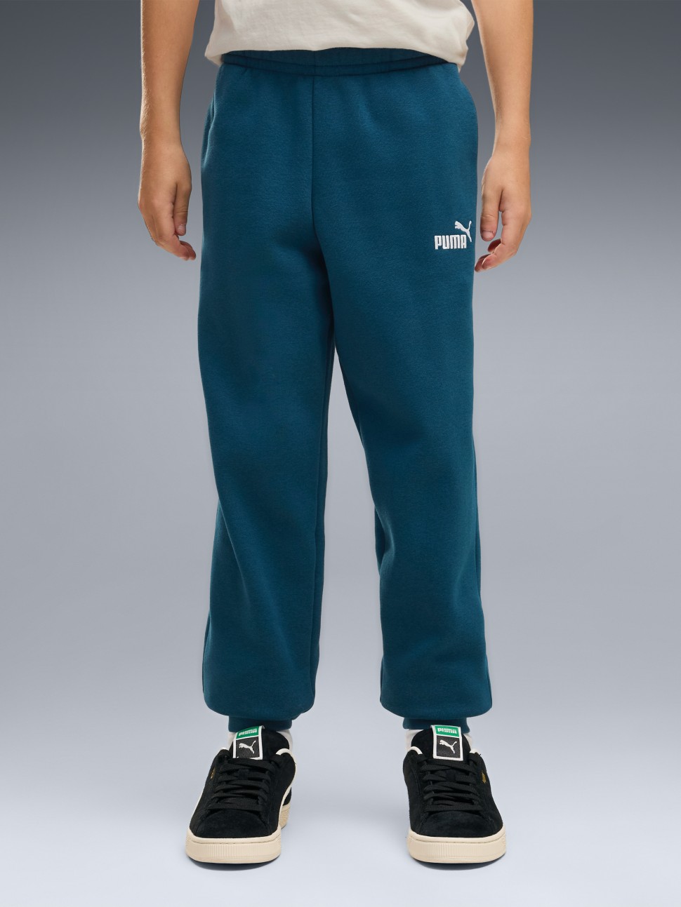 Штани дитячі Puma ESS No. 1 Logo Sweatpants FL B сині 68491236 — фото 2 — Sport City Штани дитячі Puma ESS No. 1 Logo Sweatpants FL B сині 68491236 — фото 2