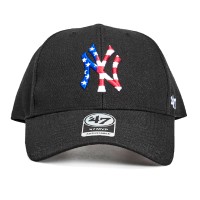 Бейсболка 47 Brand New York Yankees чорна B-FLAGM17WBV-BK изображение 1