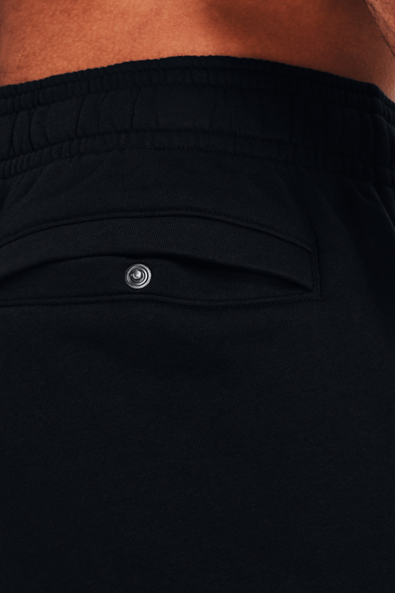 Чоловічі штани Under Armour Ua Rival Flc Signature Jgr чорні 1366366-001 изображение 5