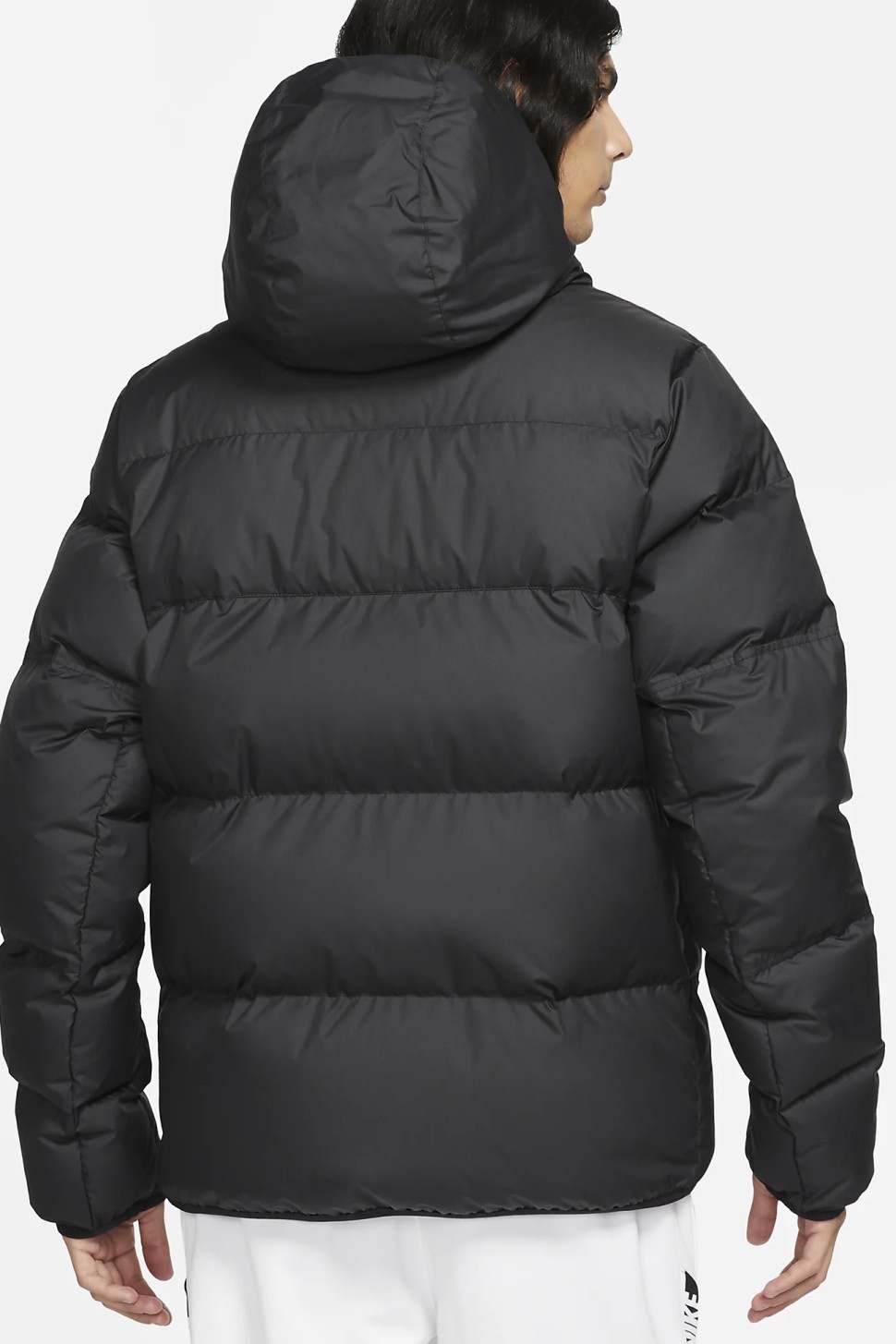 Куртка мужская Nike M Nsw Sf Windrunner Hd Jkt черная DD6795-010 — фото 3