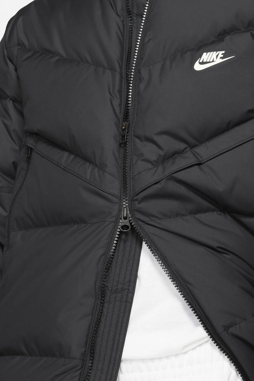 Куртка мужская Nike M Nsw Sf Windrunner Hd Jkt черная DD6795-010 изображение 5