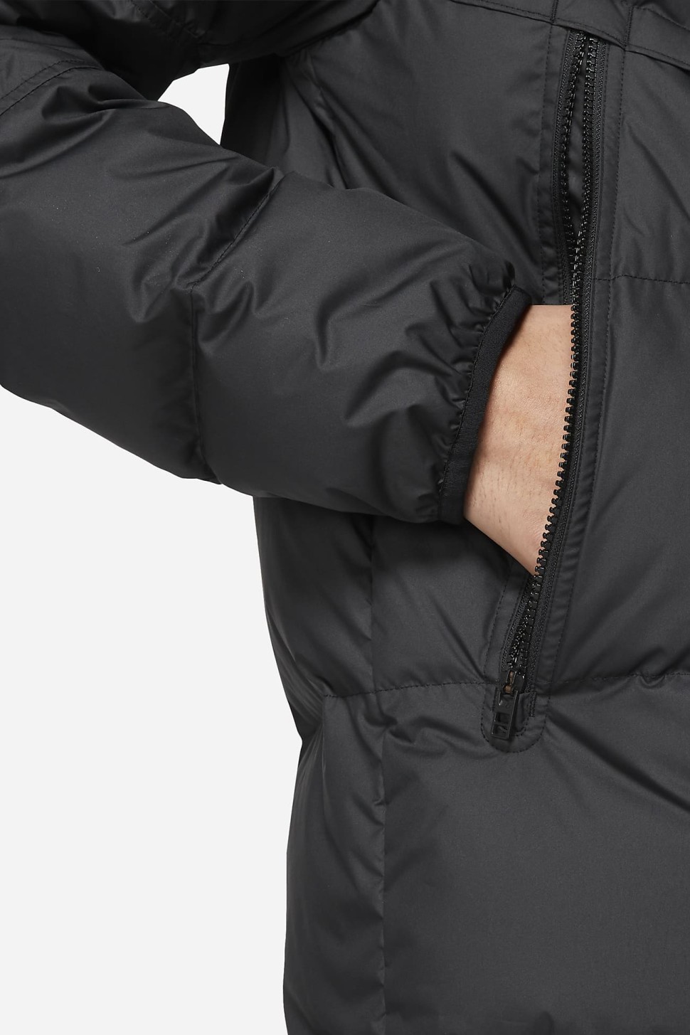 Куртка мужская Nike M Nsw Sf Windrunner Hd Jkt черная DD6795-010 — фото 6