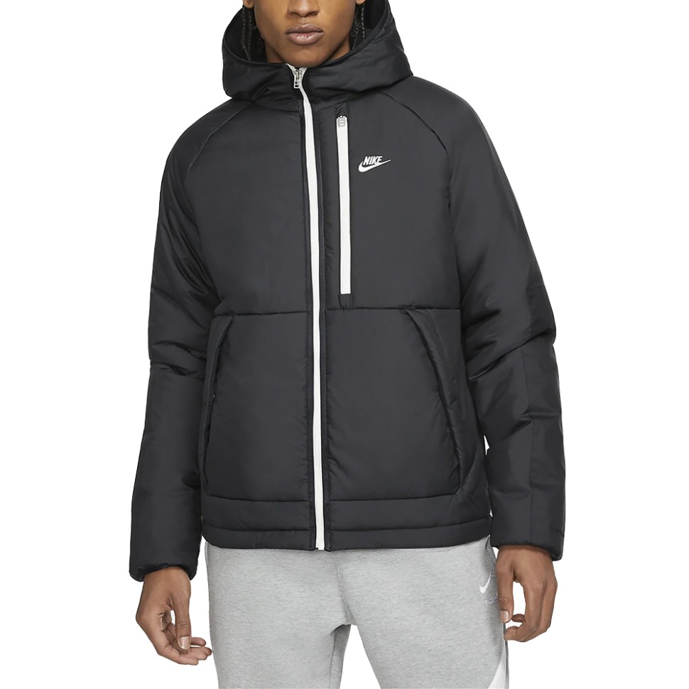 Куртка чоловіча Nike M Nsw Tf Rpl Legacy Hd Jkt чорна DD6857-010 — фото 1
