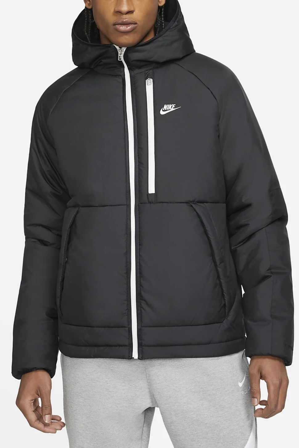 Куртка чоловіча Nike M Nsw Tf Rpl Legacy Hd Jkt чорна DD6857-010 — фото 2