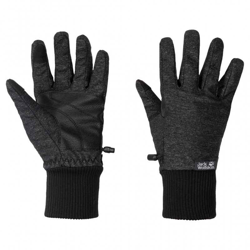 Перчатки Jack Wolfskin черные 1907881-6000 изображение 1