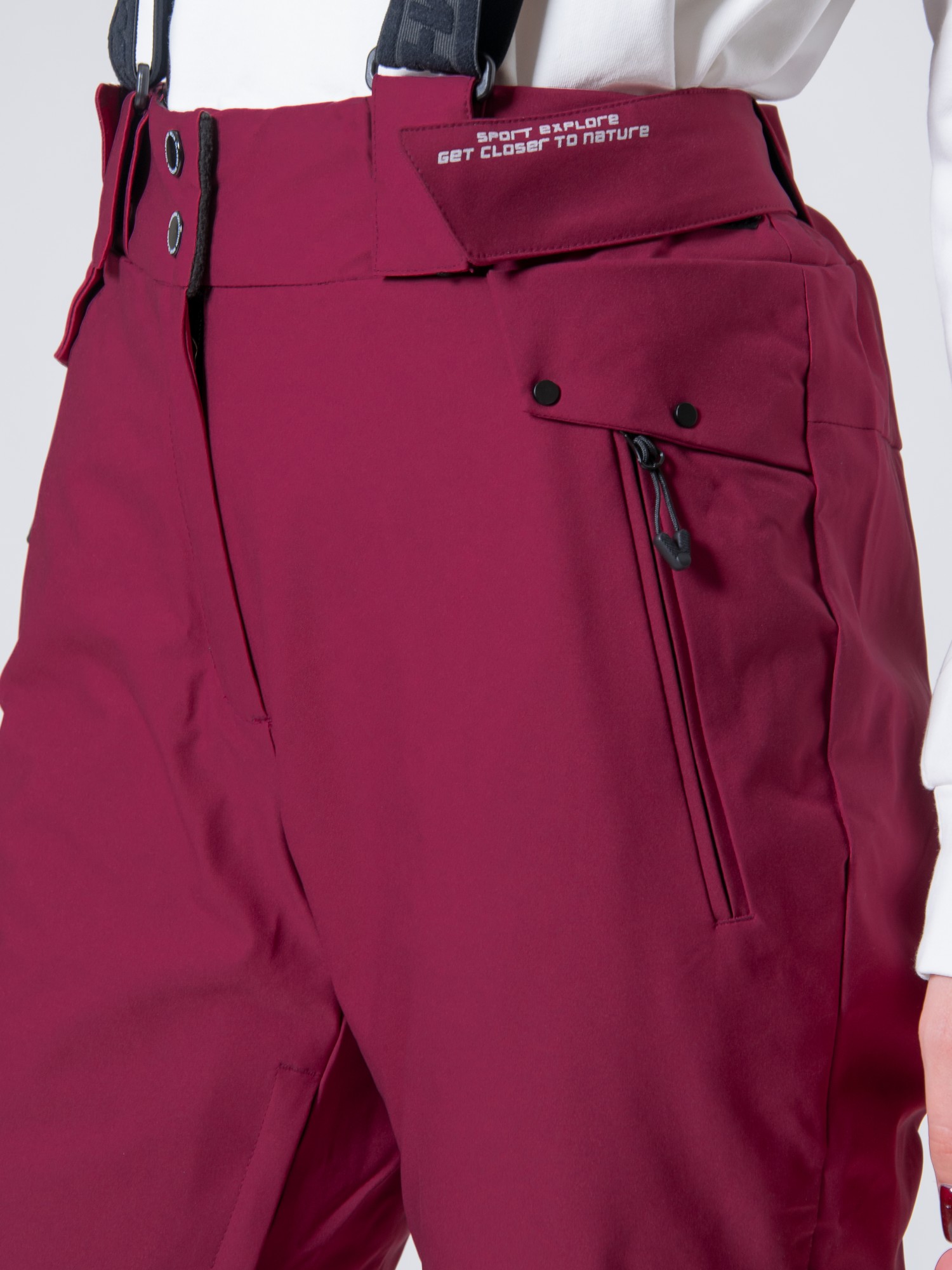 Брюки женские WHS красные 561204-650 изображение 3
