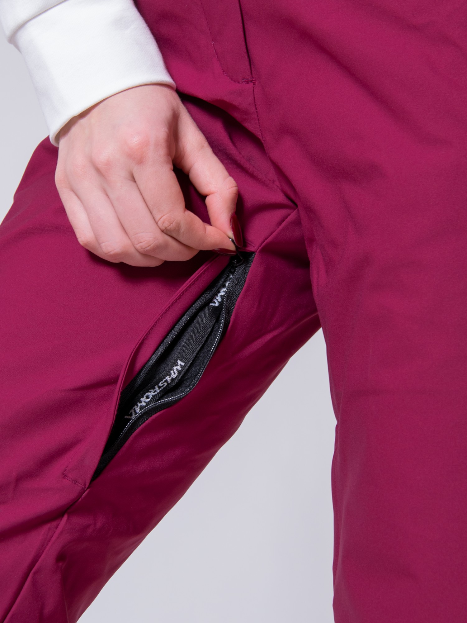 Брюки женские WHS красные 561204-650 изображение 6