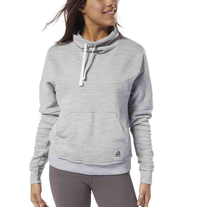 Толстовка женская Reebok TE Marble серая D95544 изображение 2