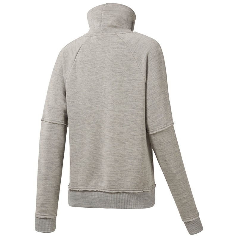 Толстовка женская Reebok TE Marble серая D95544 изображение 3
