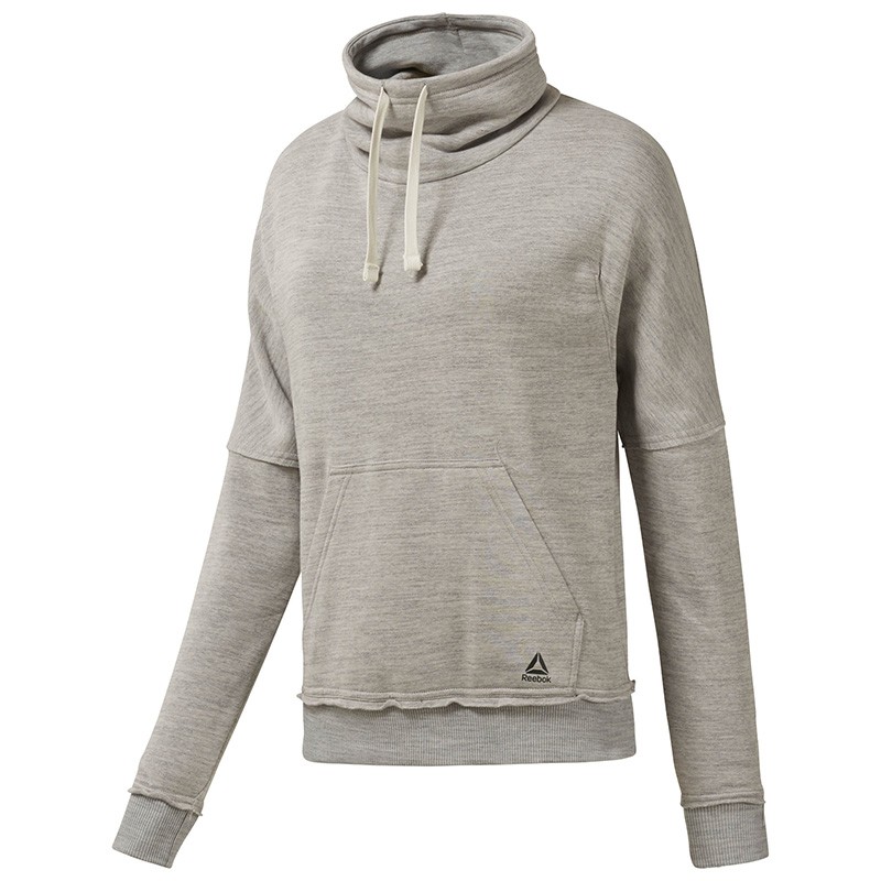 Толстовка женская Reebok TE Marble серая D95544 изображение 1