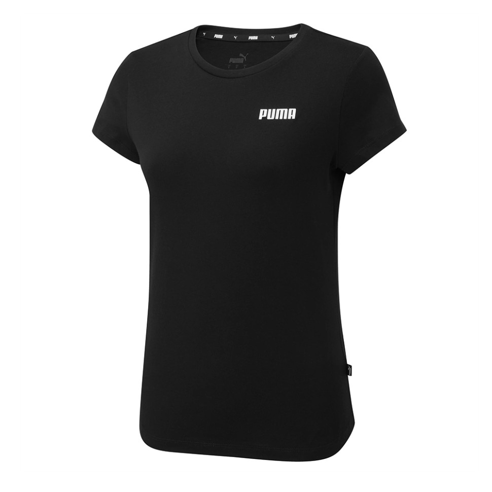 Футболка жіноча Puma ESS Tee W чорна 84719401 — фото 1