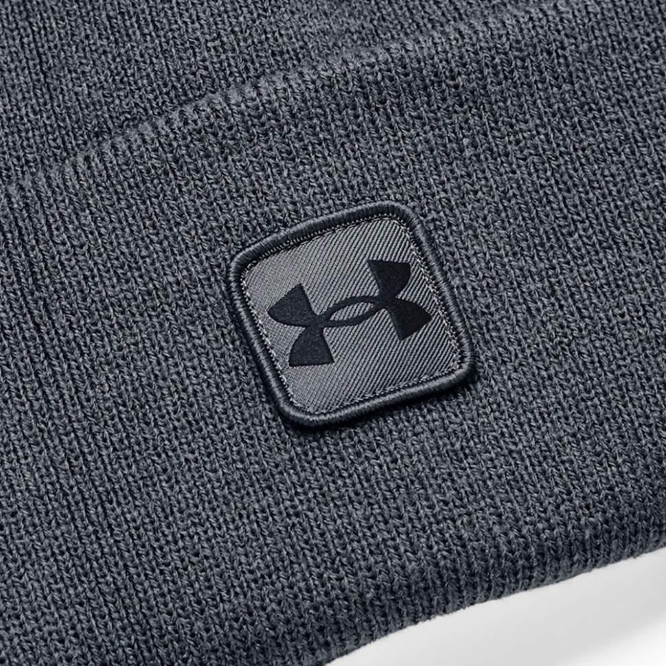 Шапка Under Armour UA Halftime Cuff сіра 1373155-012 — фото 2