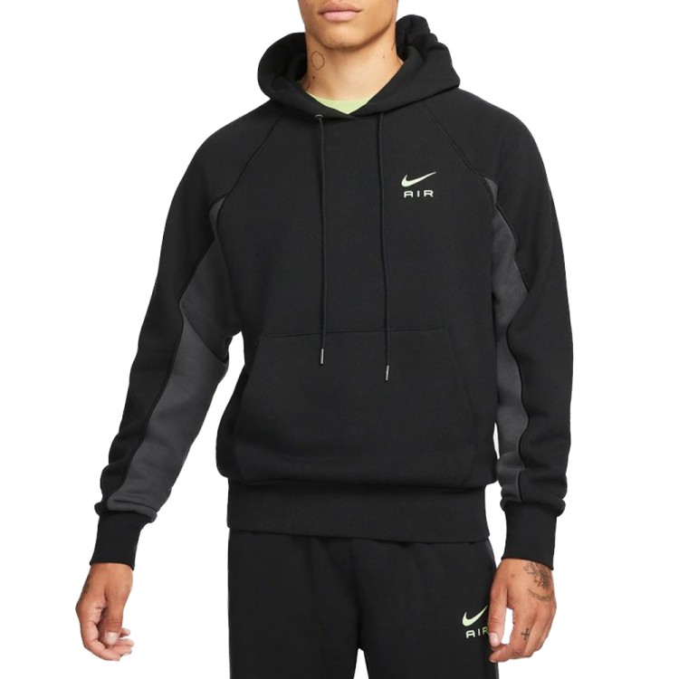 Толстовка чоловіча Nike M Nsw Nike Air Ft Po Hoodie чорна DQ4207-011 изображение 1
