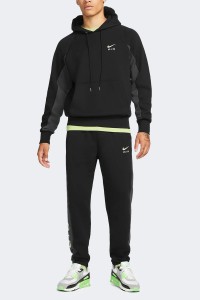 Толстовка чоловіча Nike M Nsw Nike Air Ft Po Hoodie чорна DQ4207-011 изображение 2