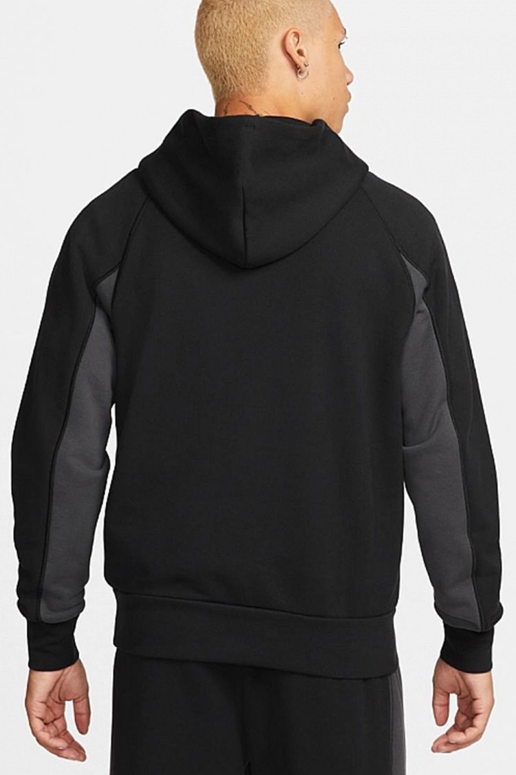 Толстовка чоловіча Nike M Nsw Nike Air Ft Po Hoodie чорна DQ4207-011 изображение 4