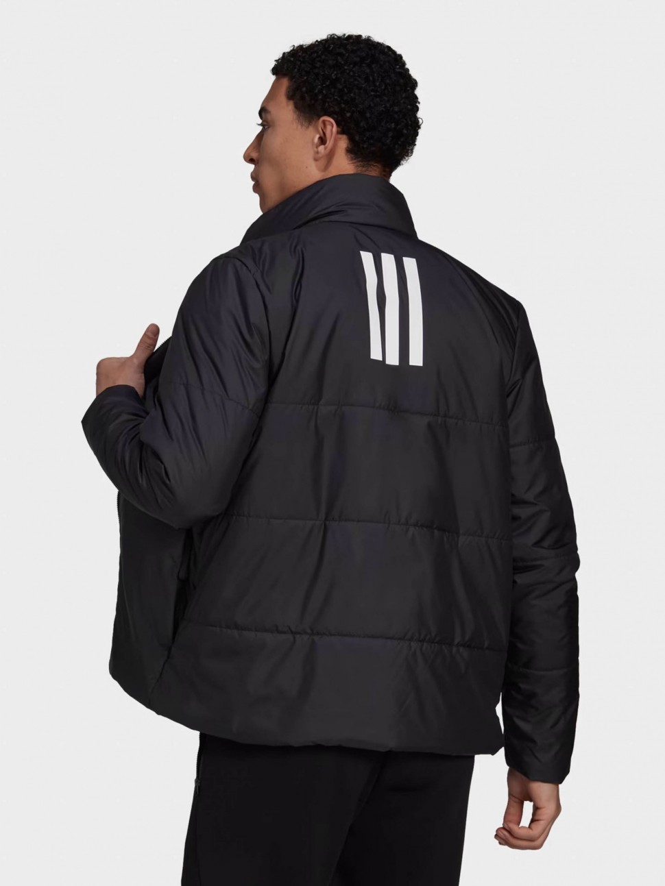 Куртка чоловіча Adidas BSC 3S INS JKT чорна HG8758 — фото 3