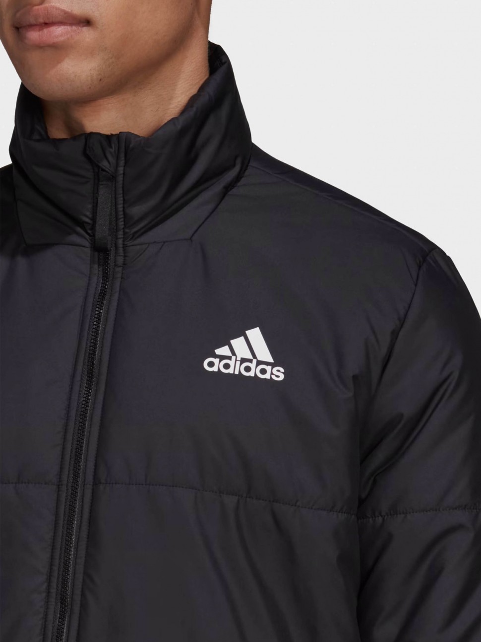 Куртка чоловіча Adidas BSC 3S INS JKT чорна HG8758 — фото 5