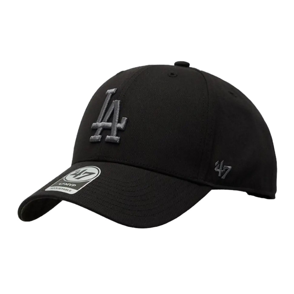 Кепка 47 Brand MLB LOS ANGELES DODGERS TONAL черная TCMSP12CTP-BK — фото 3