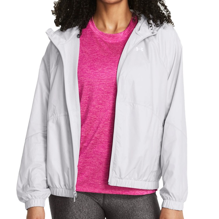 Ветровка женская Under Armour UA SPORT WINDBREAKER JKT серая 1382698-014