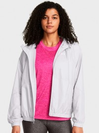 Вітрівка жіноча Under Armour UA SPORT WINDBREAKER JKT сіра 1382698-014 изображение 2