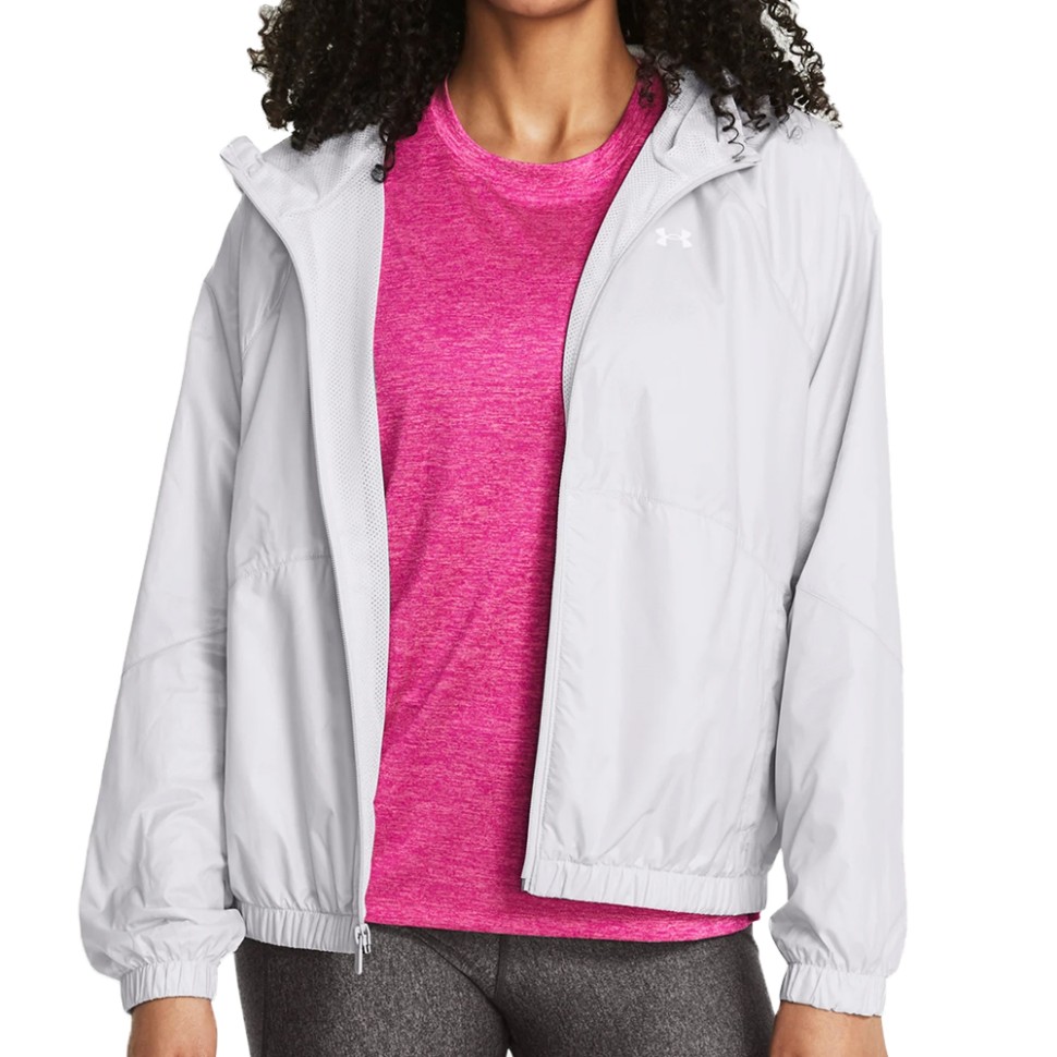 Вітрівка жіноча Under Armour UA SPORT WINDBREAKER JKT сіра 1382698-014 — фото 1