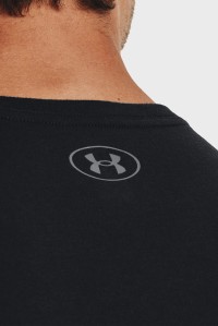Футболка чоловіча Under Armour UA BIG LOGO FILL SS чорна 1379451-001 изображение 5