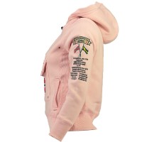 Толстовка женская Geographical Norway розовая SR638F-600 изображение 3