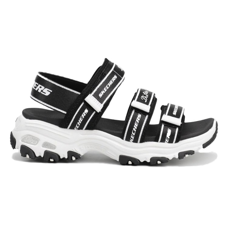 Сандалии детские Skechers D'Lites черные 664167L BLK