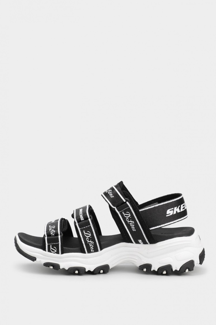 Сандалії дитячі Skechers D'Lites чорні 664167L BLK изображение 3