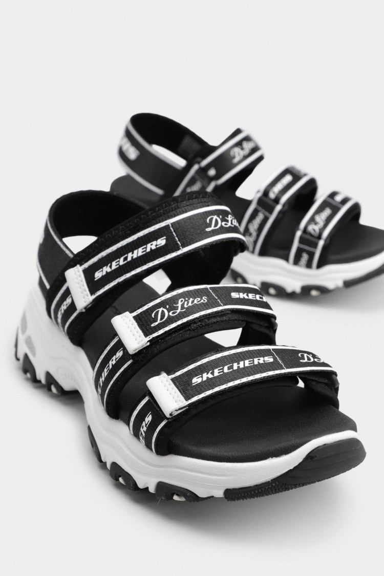 Сандалії дитячі Skechers D'Lites чорні 664167L BLK изображение 5