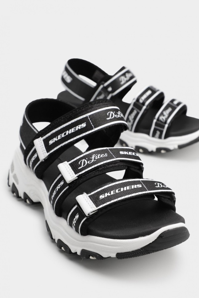 Сандалії дитячі Skechers D'Lites чорні 664167L BLK изображение 5