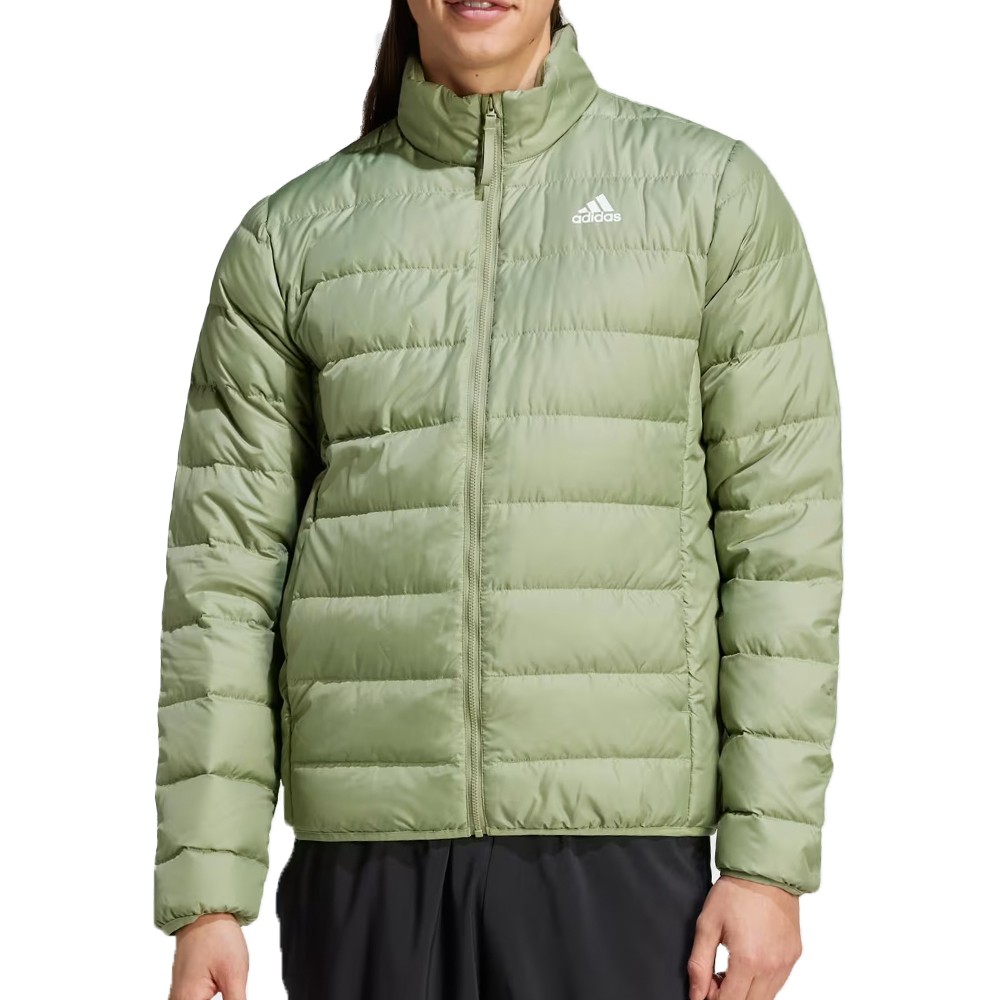 Куртка мужская Adidas ESS LITE DOWN J оливковая IX8912