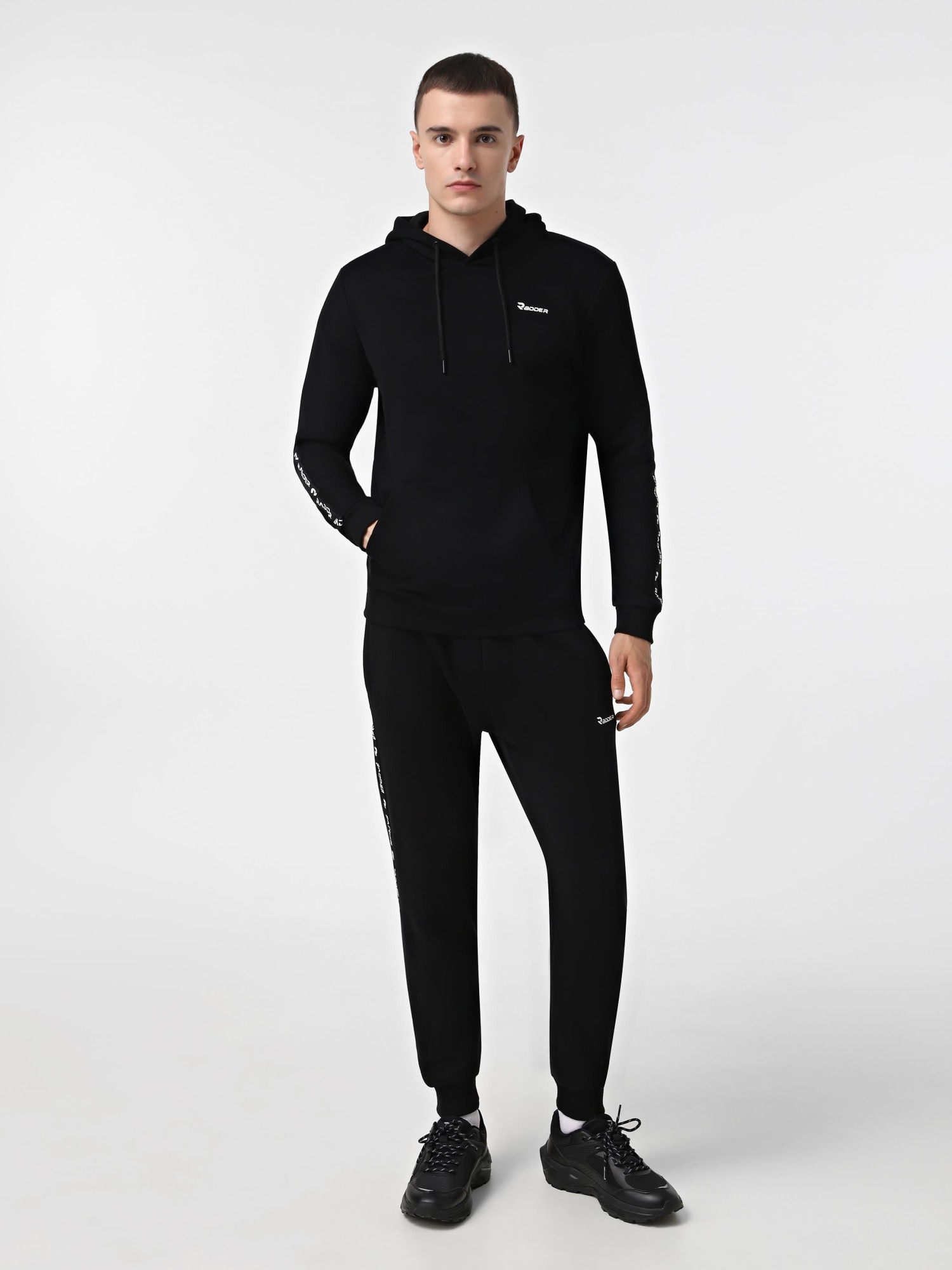 Толстовка чоловіча Radder Boten чорна 442503-010 изображение 3