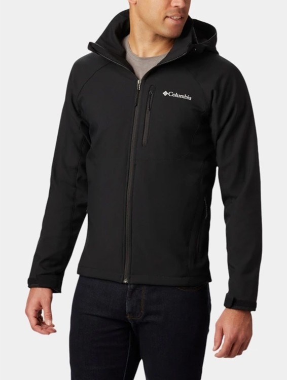 Куртка чоловіча Columbia Cascade Ridge™ III Softshell чорна 2090411-010 — фото 2