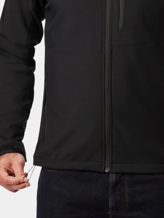 Куртка мужская Columbia Cascade Ridge™ III Softshell черная 2090411-010 изображение 5